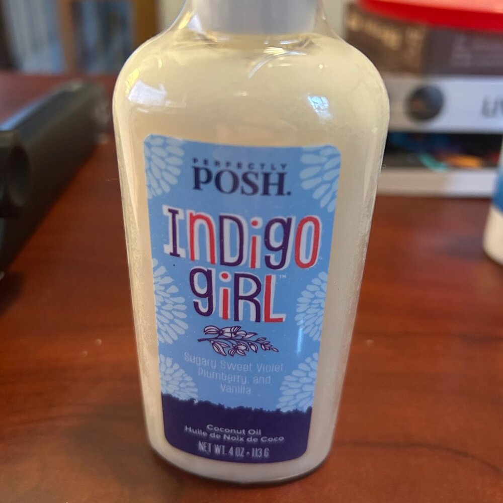 SEALED Perfectly Posh Indigo Girl Coconut Oil